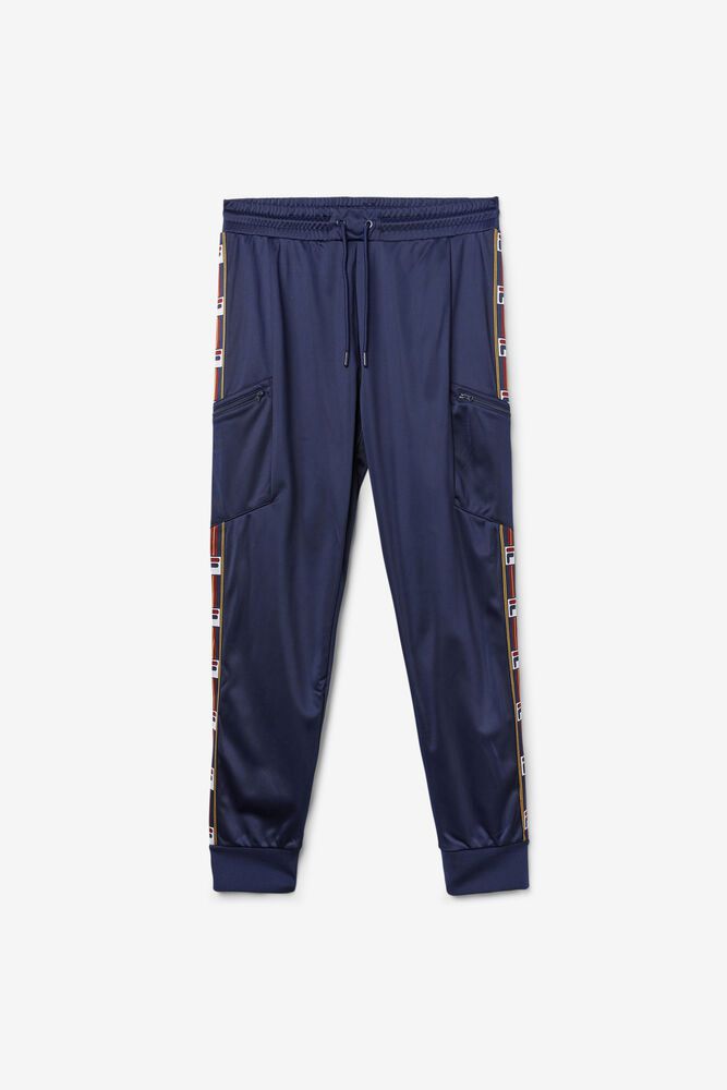 Fila Pants Mens Navy - Jaxson - Philippines 4683972-NS